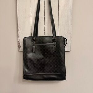 90s Black Checkered Liz Claireborne Bag